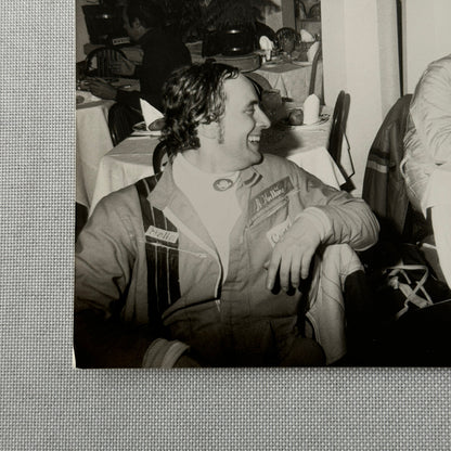 1980 Rallye Monte Carlo Press Photo Photograph DPPI Rally Drivers in Restaurant