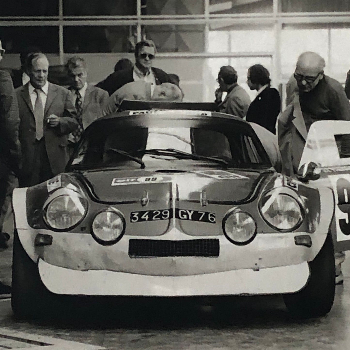 Vintage Renault Alpine Racing Car Photo Photograph Print Dr Seifert 