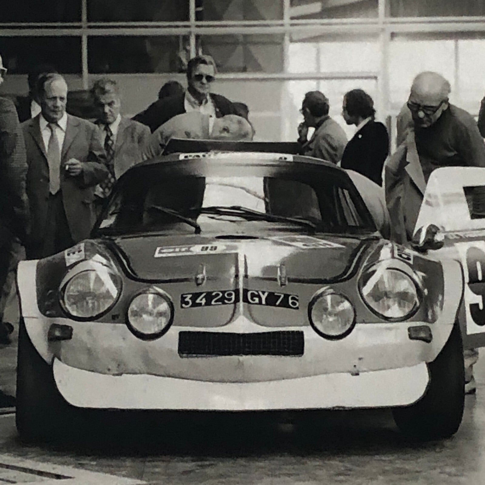 Vintage Renault Alpine Racing Car Photo Photograph Print Dr Seifert 
