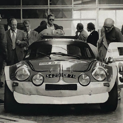 Vintage Renault Alpine Racing Car Photo Photograph Print Dr Seifert 