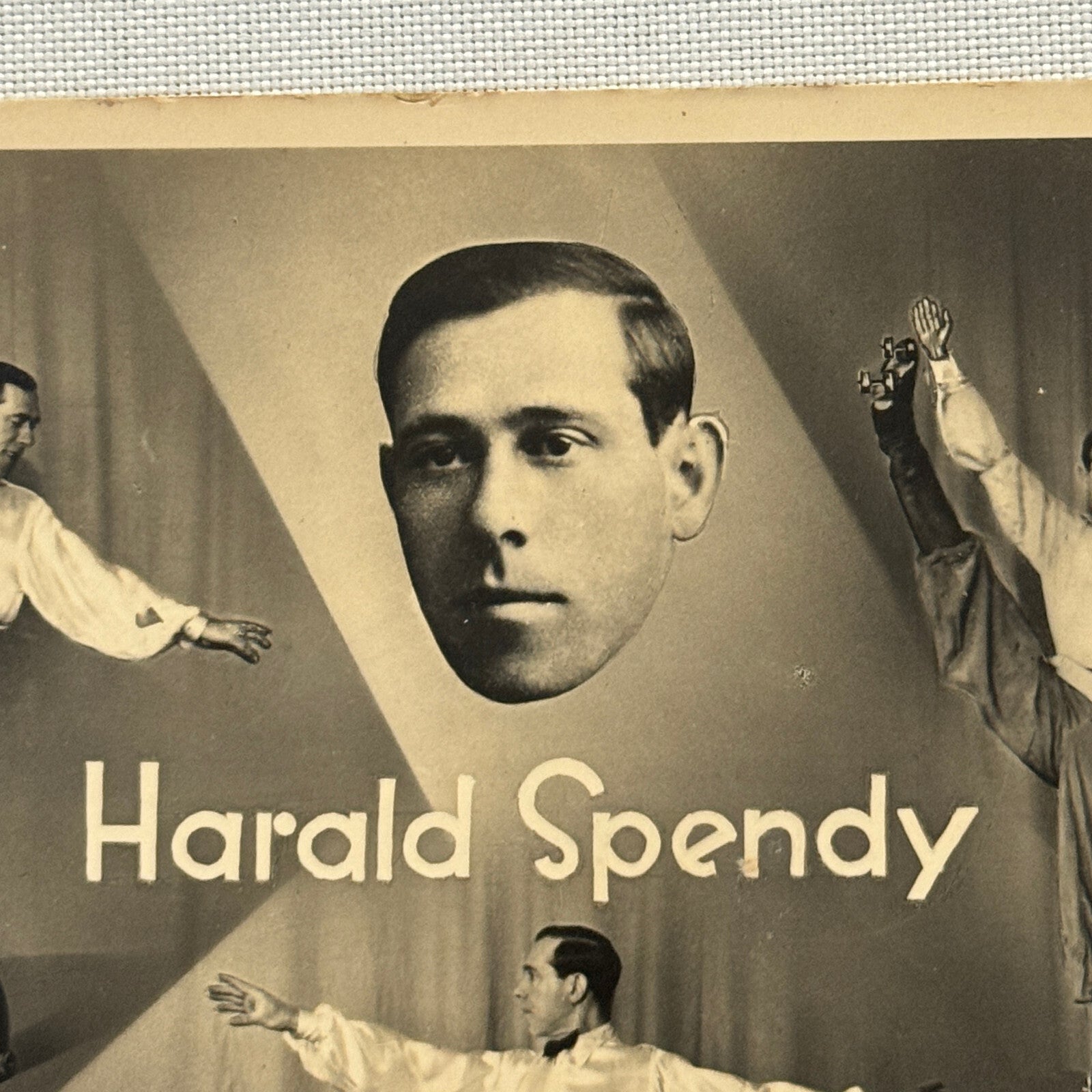 Vintage Roller Skating Skate Dancer Act Postcard Post Card Harald Spendy GERMAN