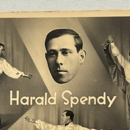 Vintage Roller Skating Skate Dancer Act Postcard Post Card Harald Spendy GERMAN