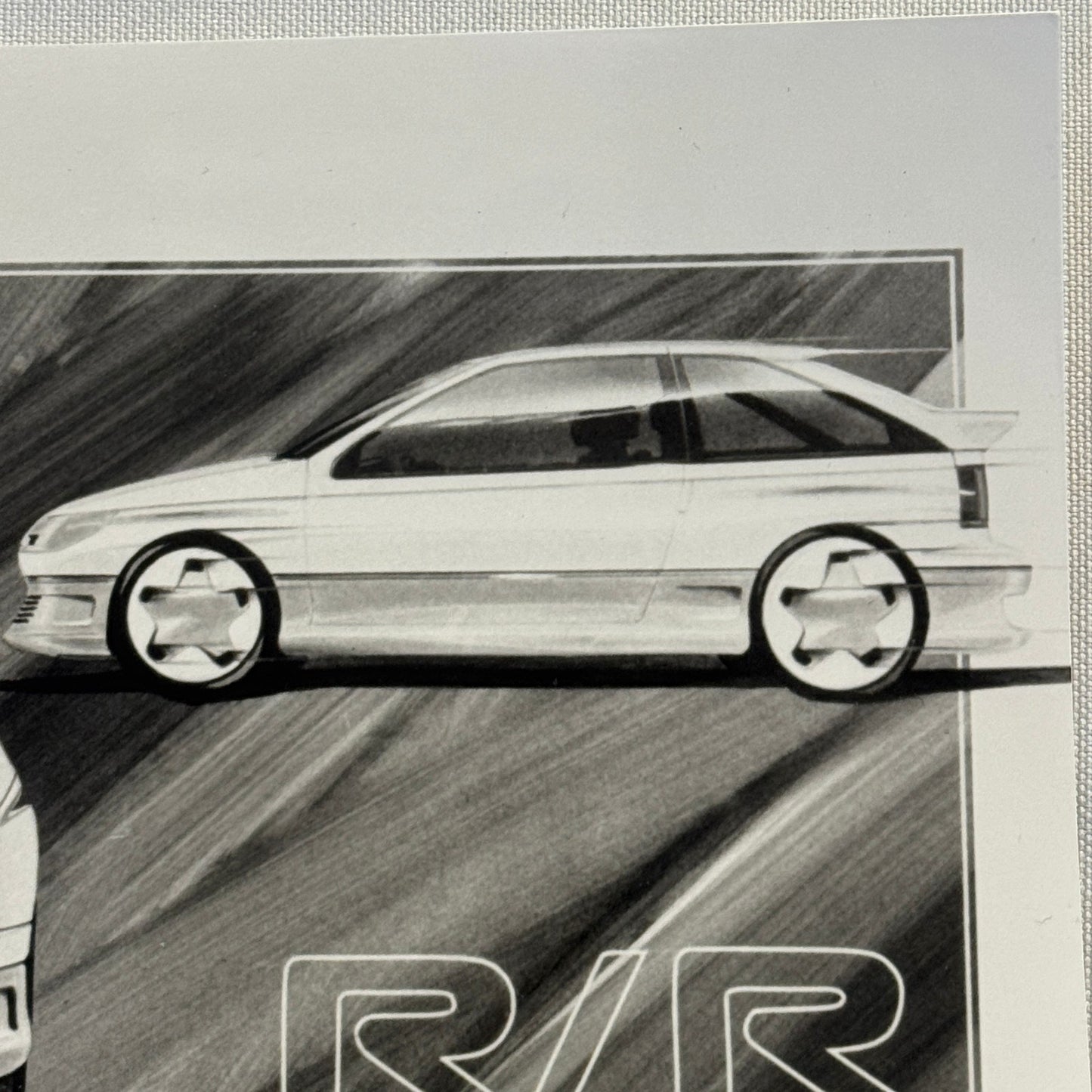 Vintage Isuzu Gemini RR Design Illustration Factory Press Photo Photograph Print