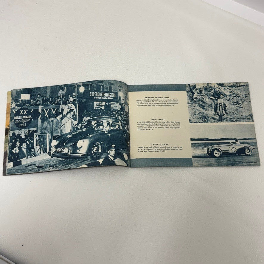 1953 Castrol Racing Achievements Brochure LeMans Grand Prix Motorcycle Bike +