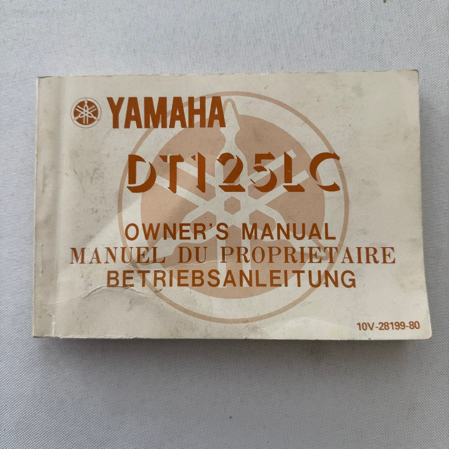 Vintage Yamaha DT125LC Motorcycle Bike Owners Manual Instruction Guide DT 125 LC
