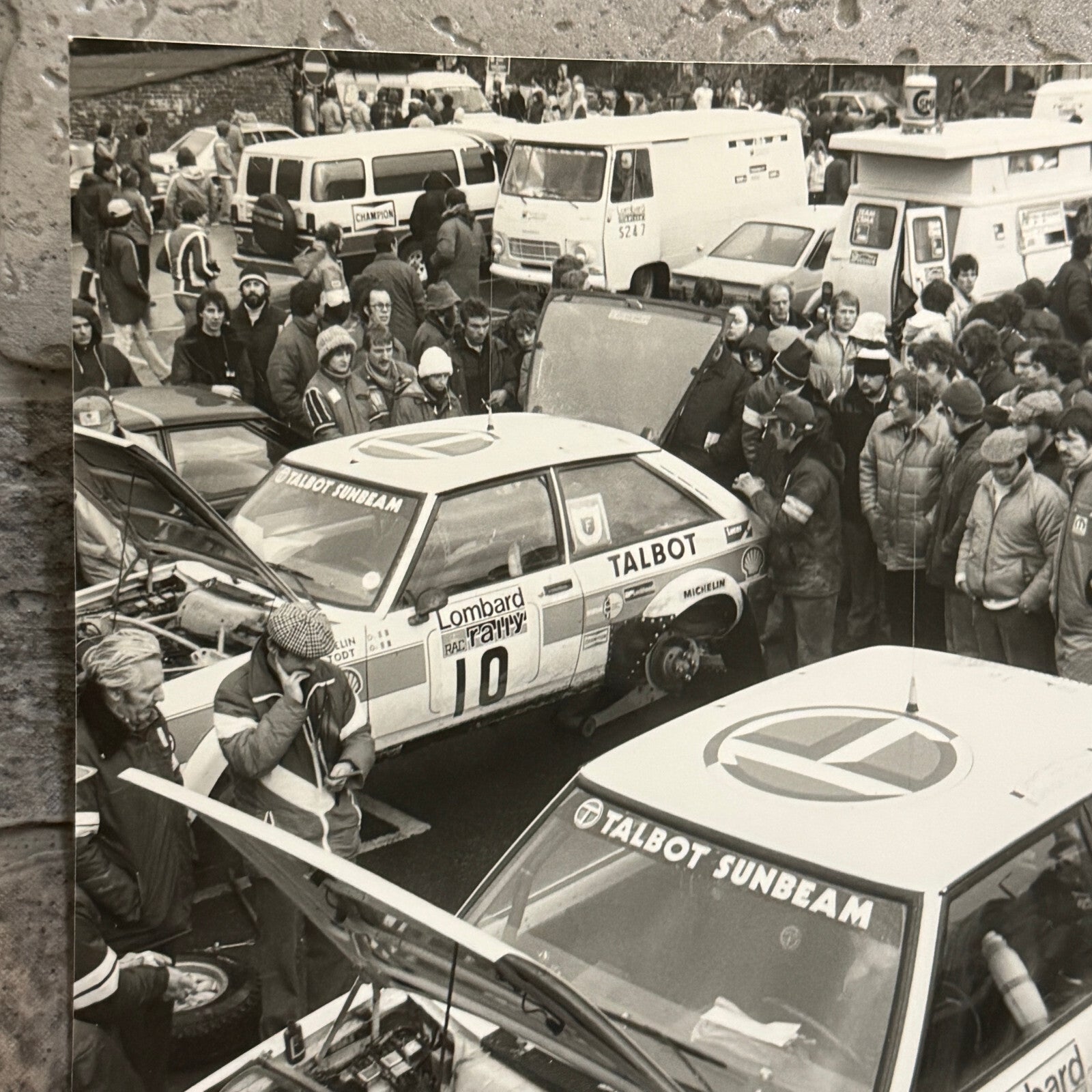 1980 RAC Rally Rallye Car Racing Photo Photograph Talbot Sunbeam Vintage Car