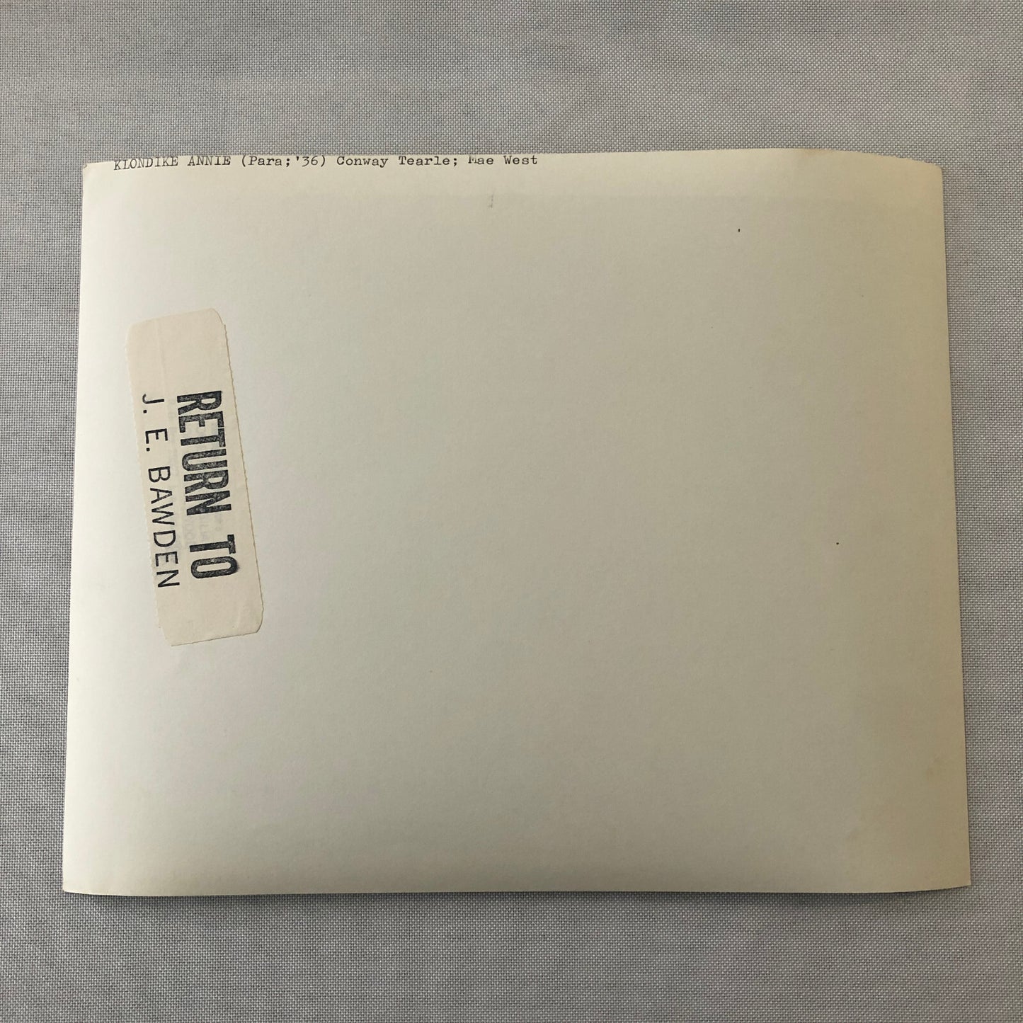 Mae West Conway Tearle Klondike Annie Vintage Movie Film Still Photo Photograph