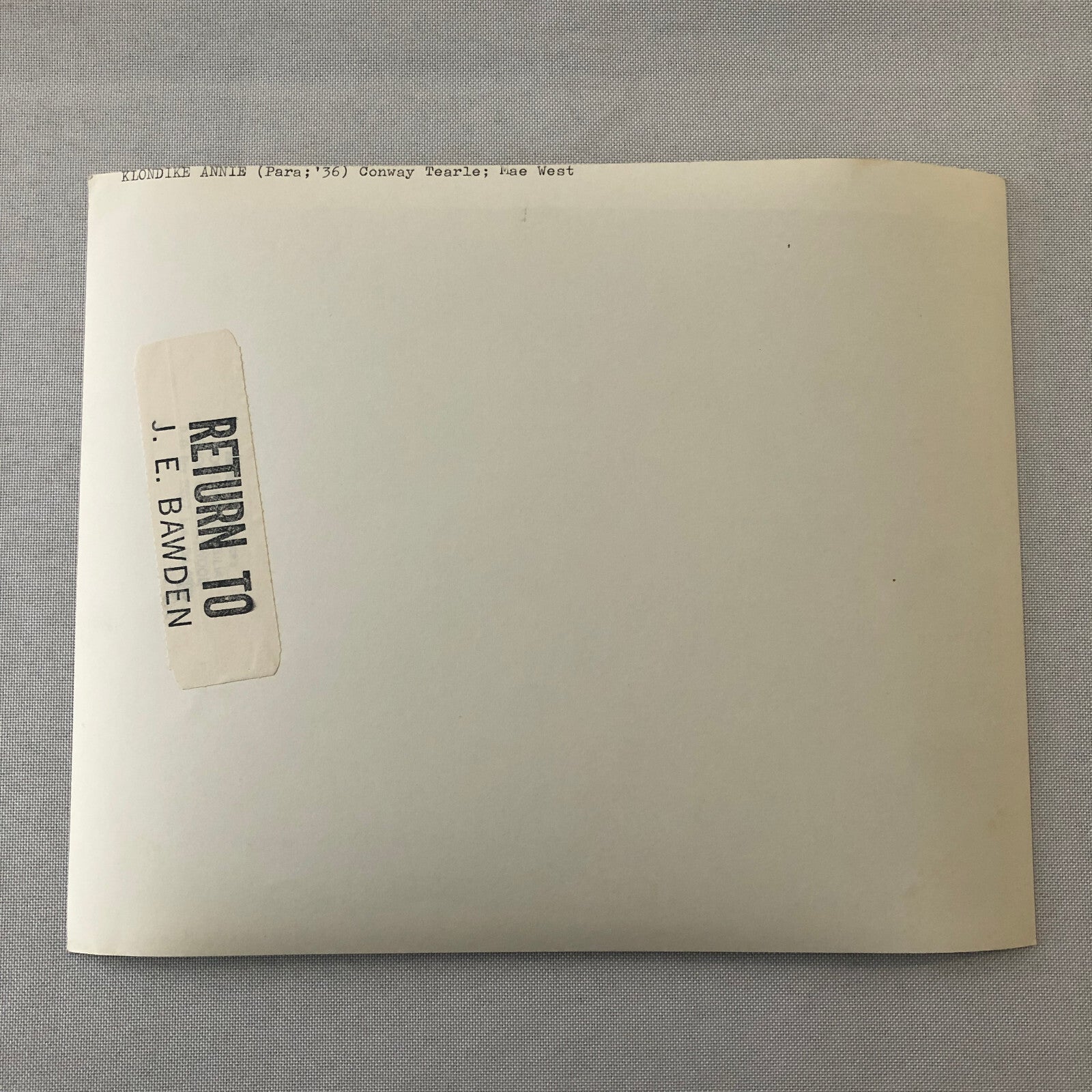 Mae West Conway Tearle Klondike Annie Vintage Movie Film Still Photo Photograph