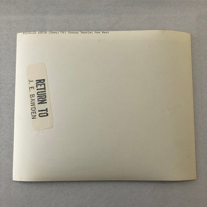 Mae West Conway Tearle Klondike Annie Vintage Movie Film Still Photo Photograph