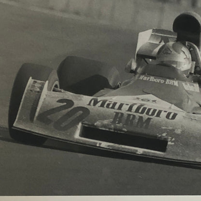 Vintage Racing Photo Photograph Jean-Pierre Beltoise 1973 JP Beltoise BRM Car
