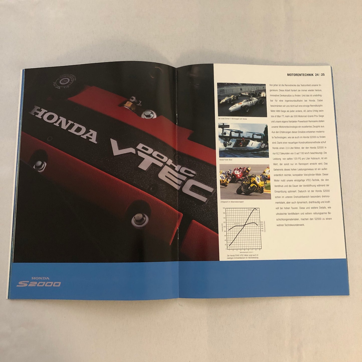 Honda S2000 Car Sales Brochure GERMAN Text European Market