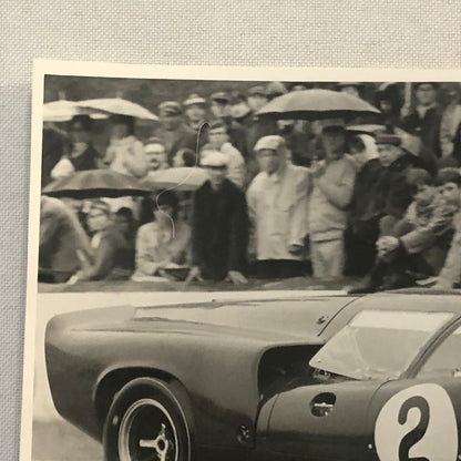 Vintage Racing Car Photo Photograph Print Car Number 2