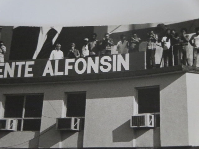 1986 Photograph of Fidel Castro in Car with Raul Alfonsin Cuba Argentina Photo