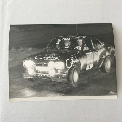 Vintage Rally Racing Photo Photograph 1974 Rallye RAC Ford Car 