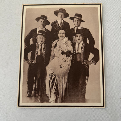 Vintage Circus Performers in Costume Photo Photograph Print