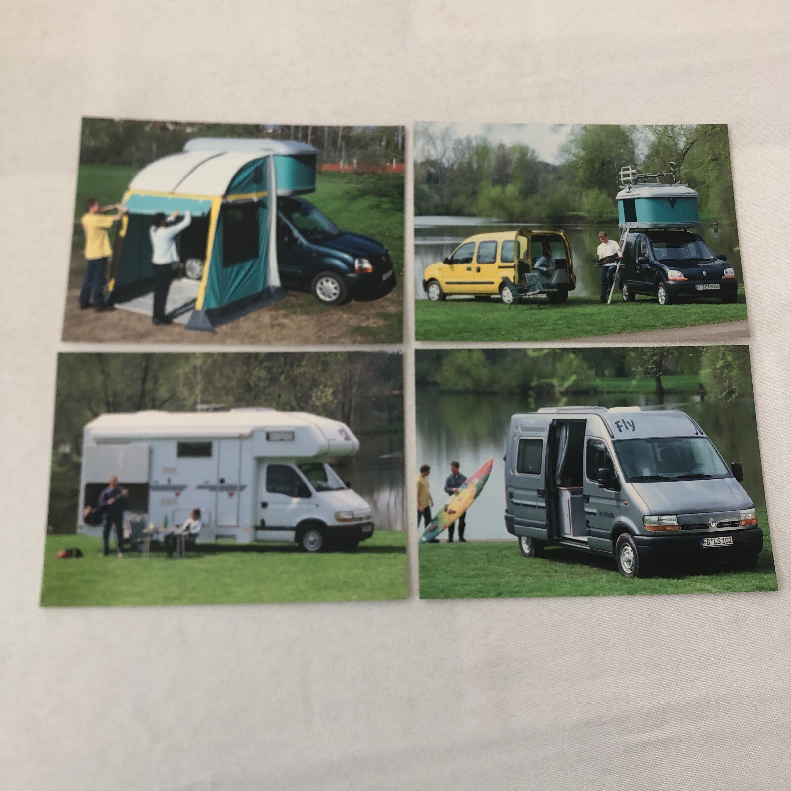 Renault Kangoo Camper Motor Home Press Kit Brochure Photos GERMAN Text