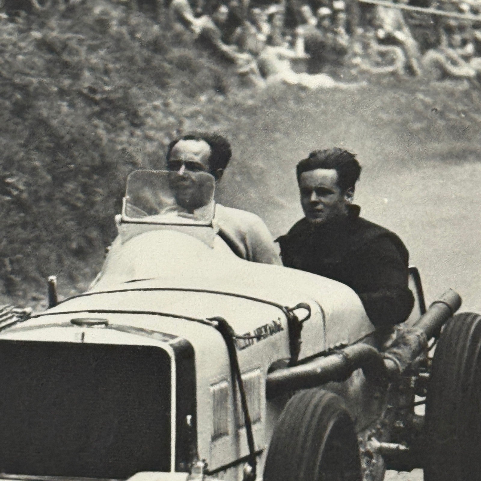 Vintage Racing Photo Vauxhall Villiers Car Raymond Mays Shelsley Walsh