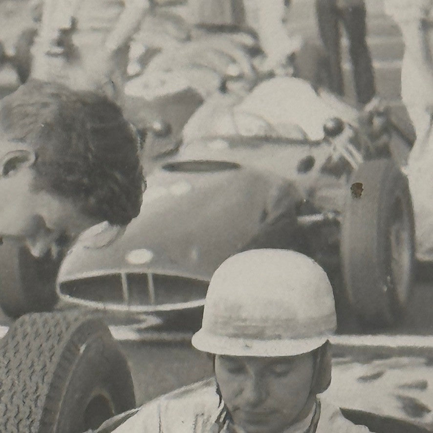 Vintage Racing Photo John Surtees Lotus Climax Car Oulton Park 1962 Motorsport