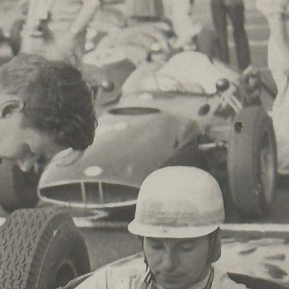 Vintage Racing Photo John Surtees Lotus Climax Car Oulton Park 1962 Motorsport