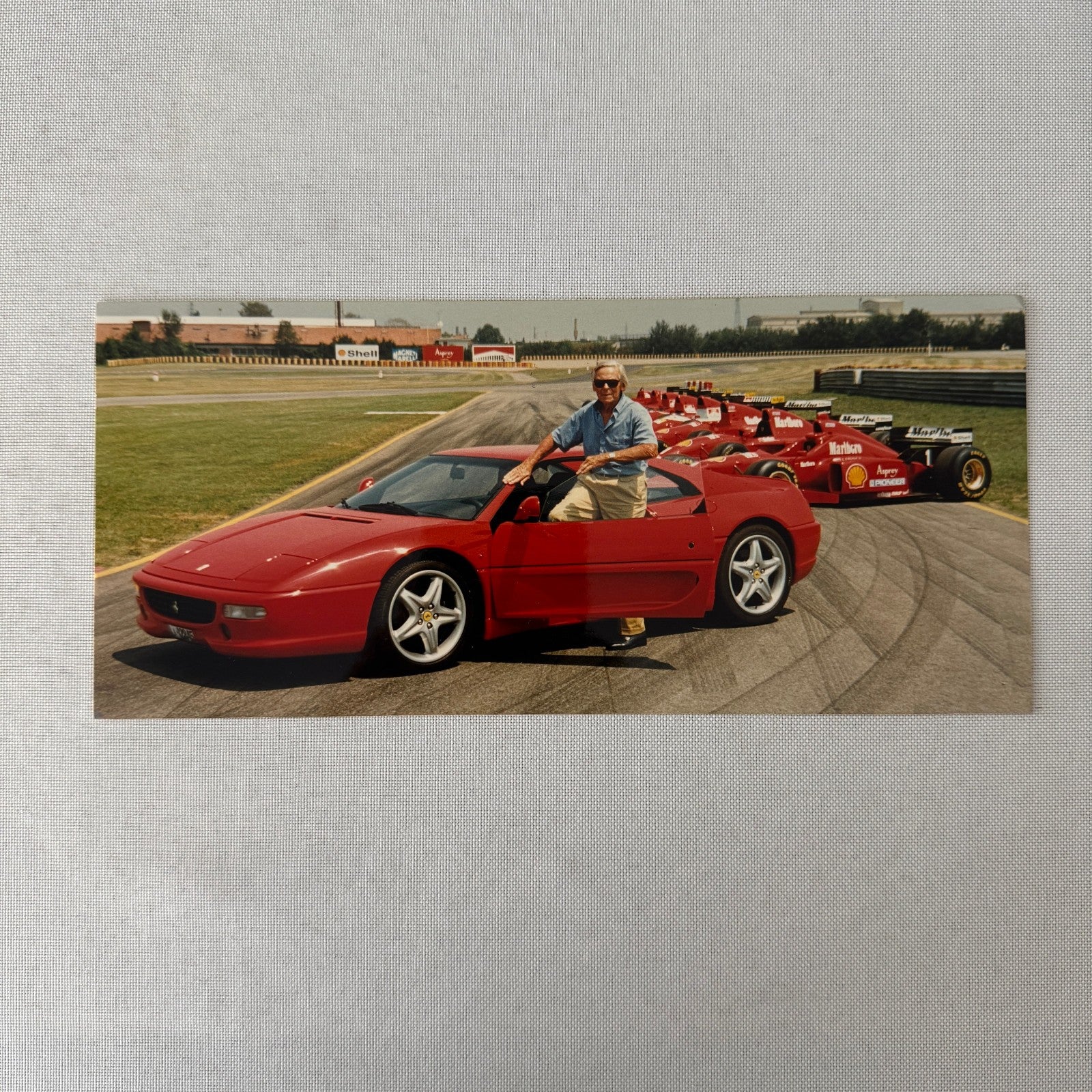Ferrari F355 Paul Frere Racing Driver Journalist Photo Photograph F1 Formula One