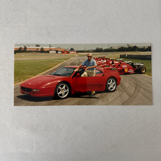 Ferrari F355 Paul Frere Racing Driver Journalist Photo Photograph F1 Formula One