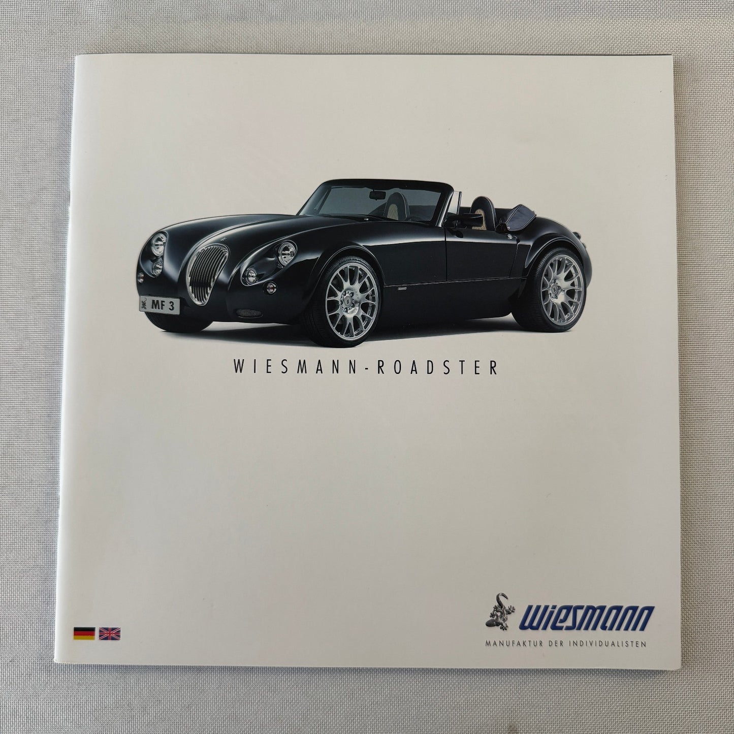 Wiesmann Roadster Sports Car Sales Brochure Catalog Advertising