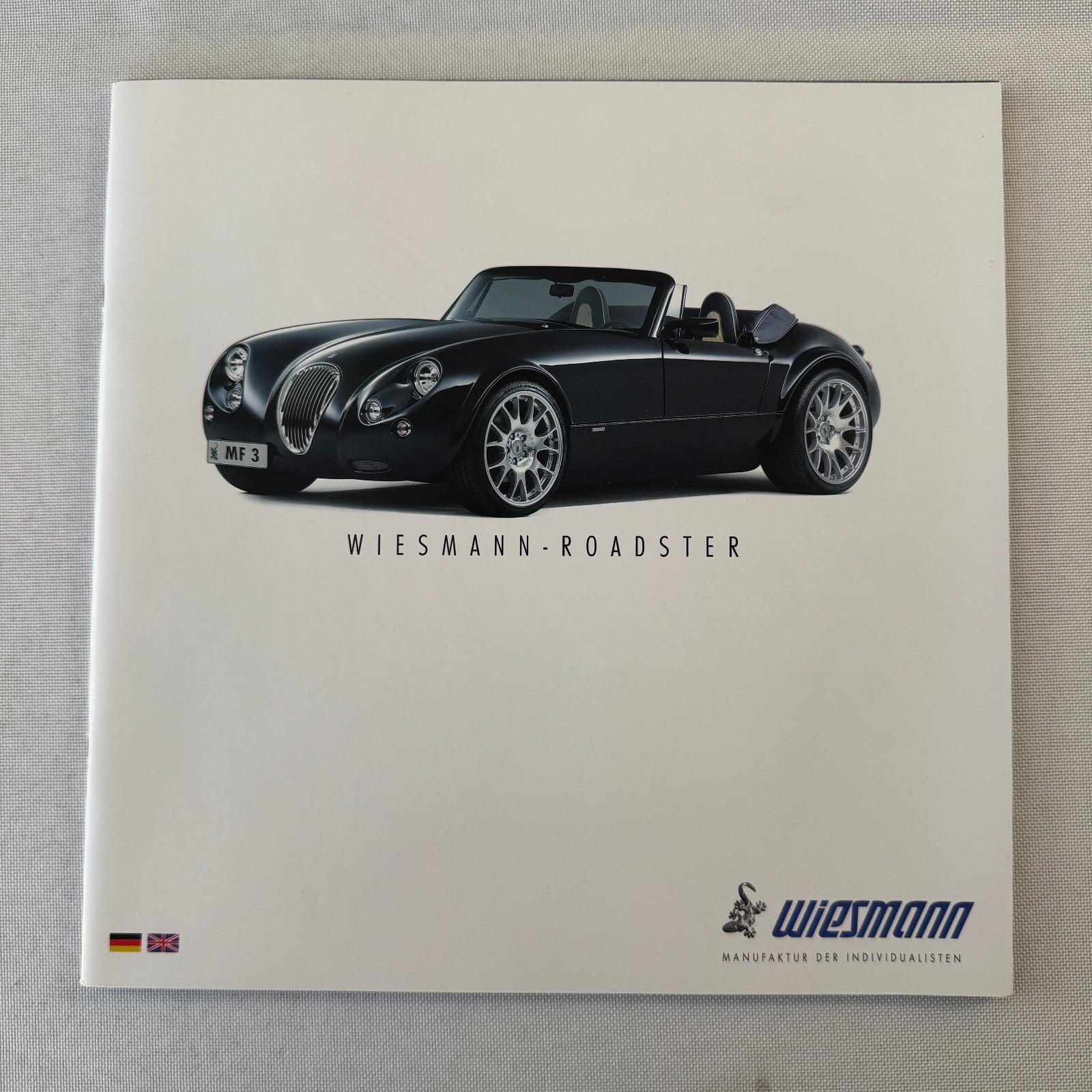 Wiesmann Roadster Sports Car Sales Brochure Catalog Advertising