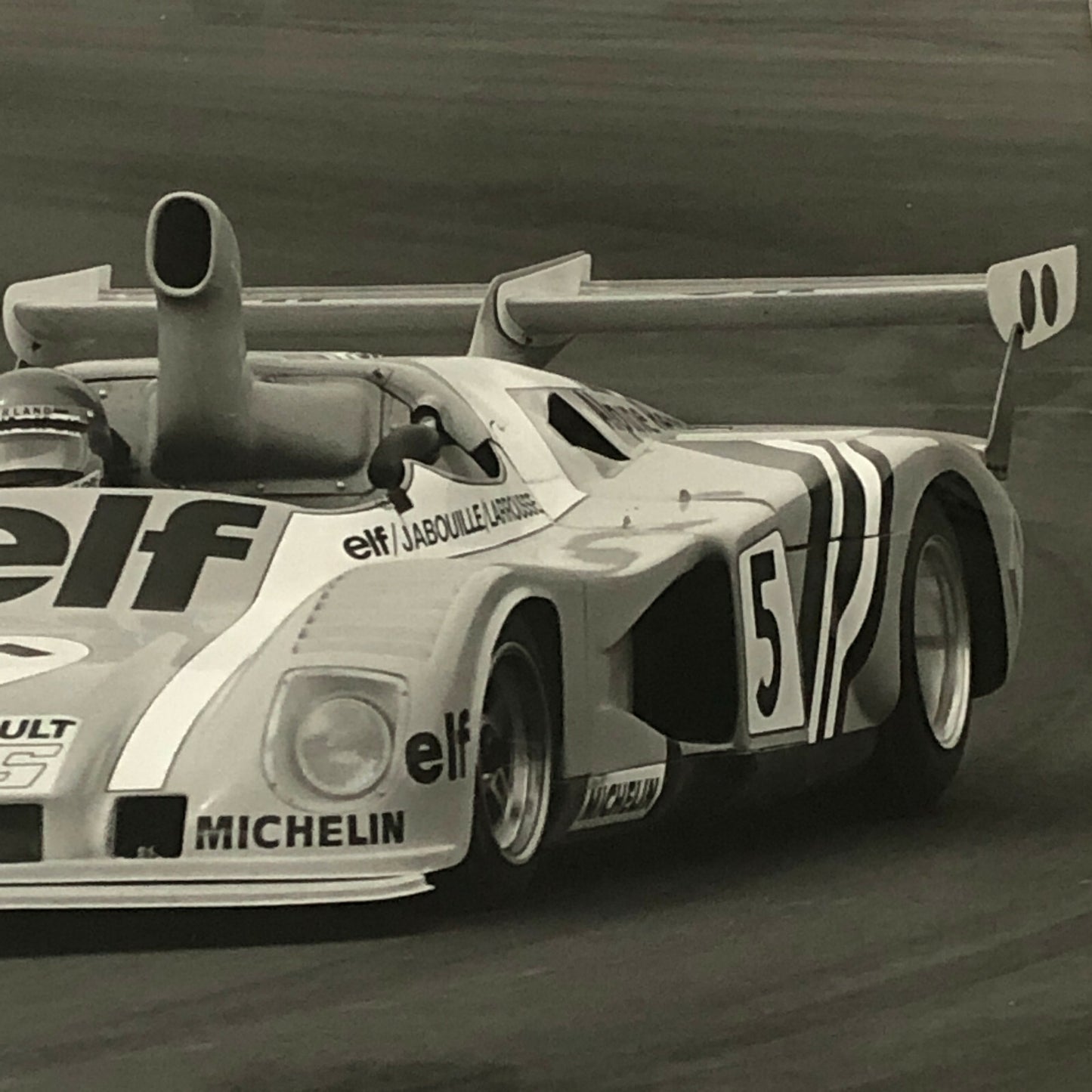 Vintage Racing Photo Photograph 1975 1000 KM de Mugello Race Renault Alpine A441