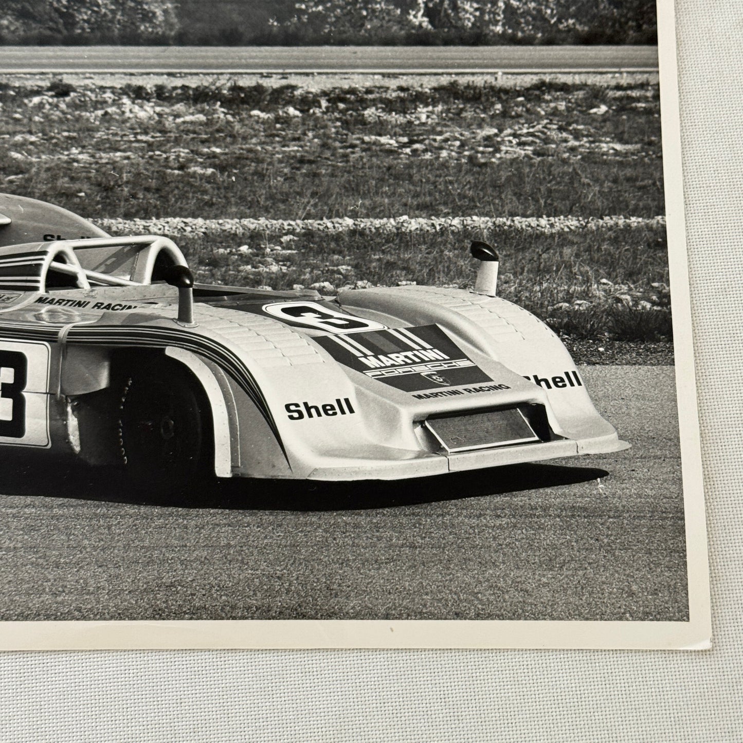 Vintage Porsche Martini Racing Car Photo Photograph Print Margus Hans Kuuse