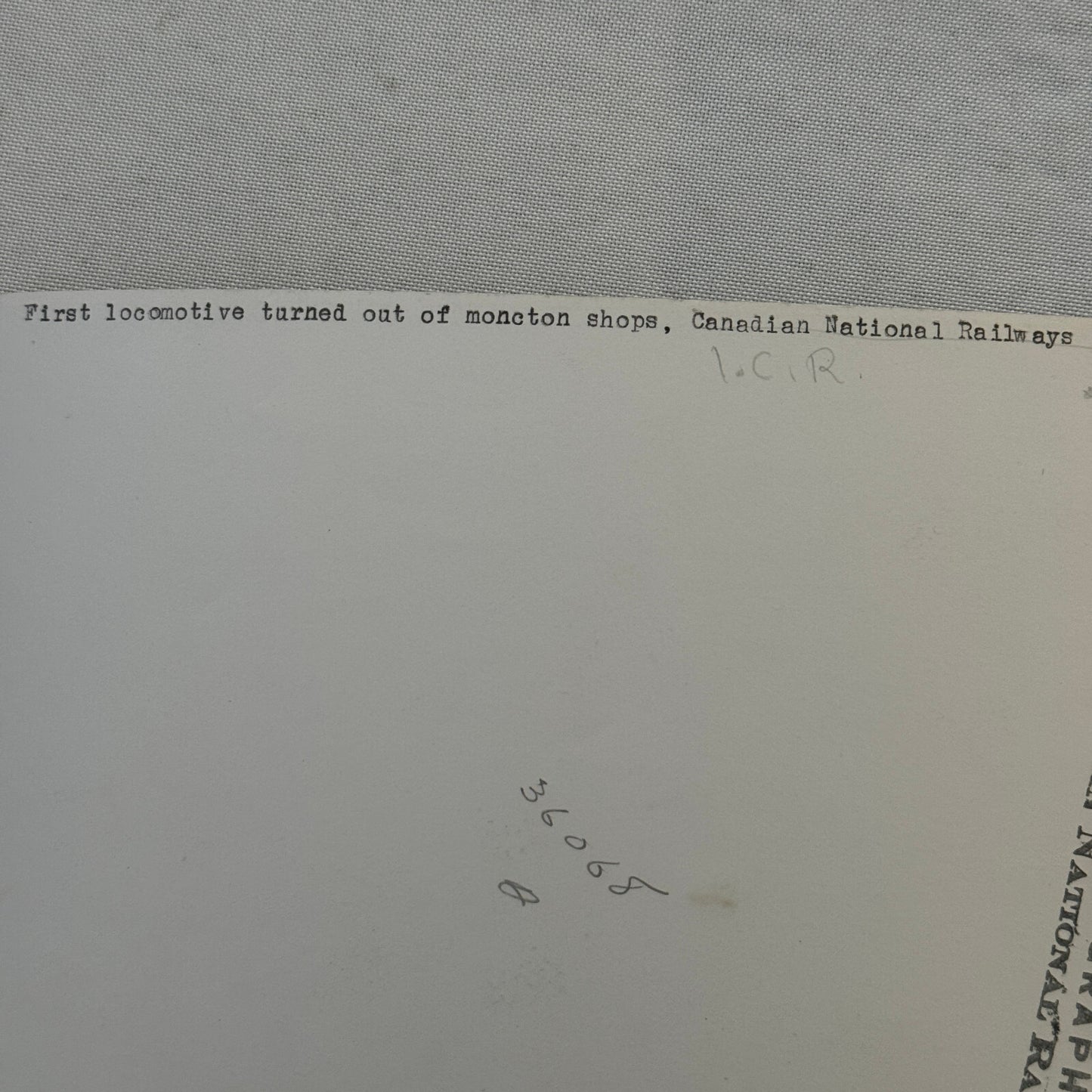 Canadian National Railway Locomotive Moncton New Brunswick Photo Photograph