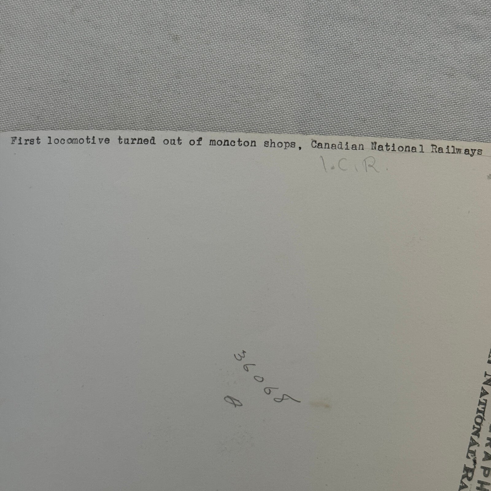 Canadian National Railway Locomotive Moncton New Brunswick Photo Photograph