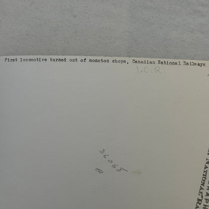 Canadian National Railway Locomotive Moncton New Brunswick Photo Photograph