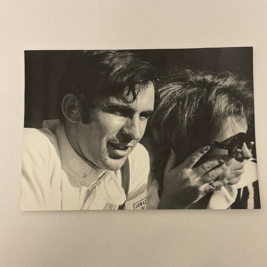 Vintage Racing Photo 1970 Italian Grand Prix Driver Tim Schenken Motorsport