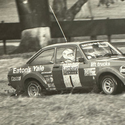 1980 RAC Rally Rallye Car Racing Photo Photograph Car Vintage