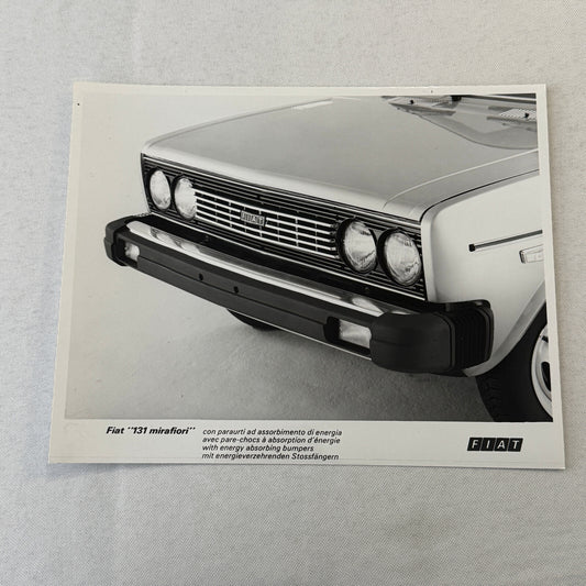 Fiat 131 Mirafiori Car Factory Press Photo Photograph Print European