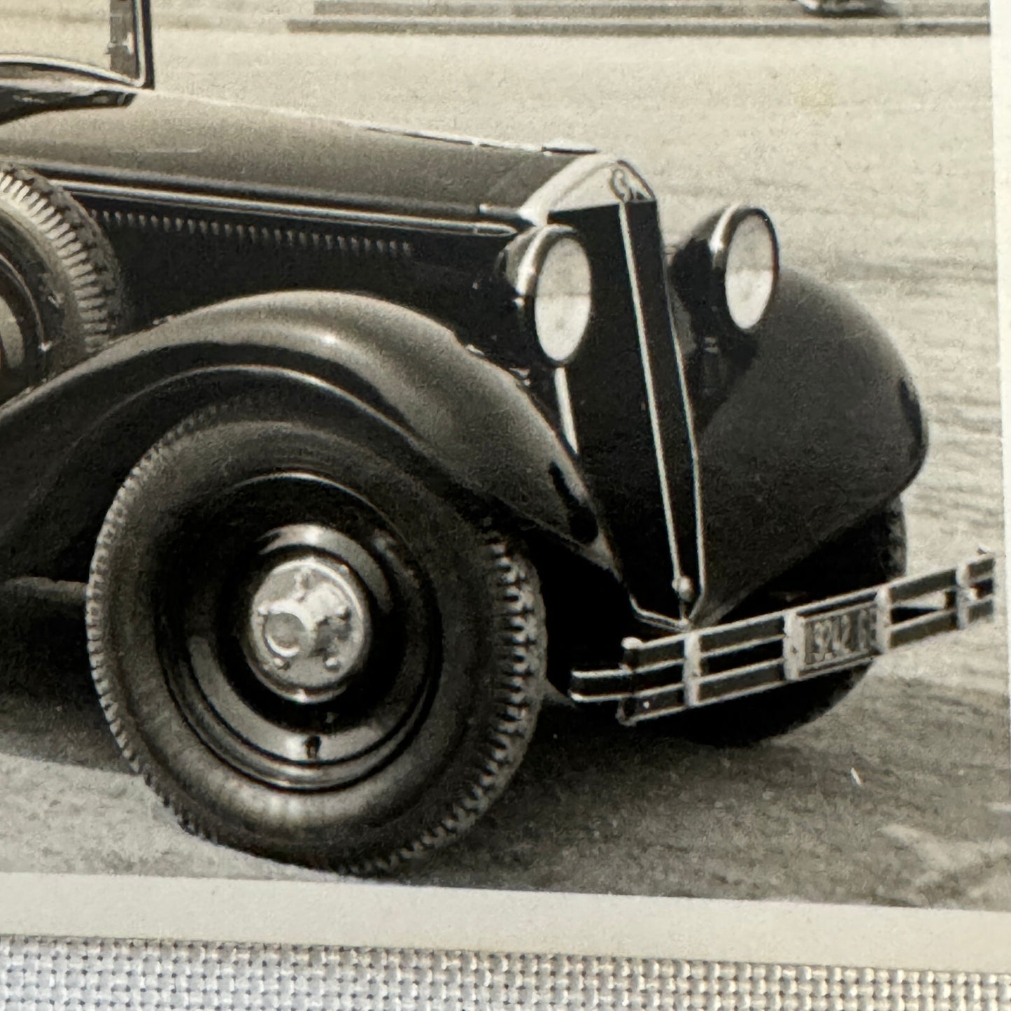 Vintage Car Automobile with Woman Photo Photograph RPPC Postcard ?