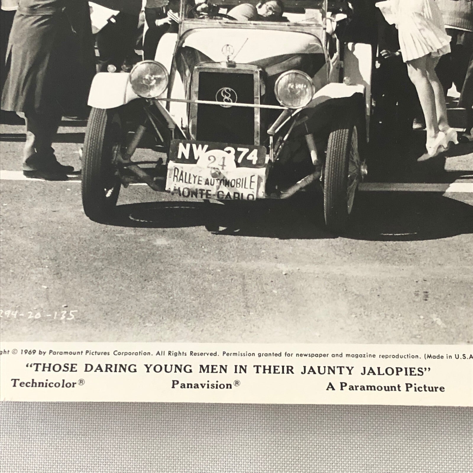 Those Daring Young Men in Their Jaunty Jalopies 1959 Movie Film Press Photo