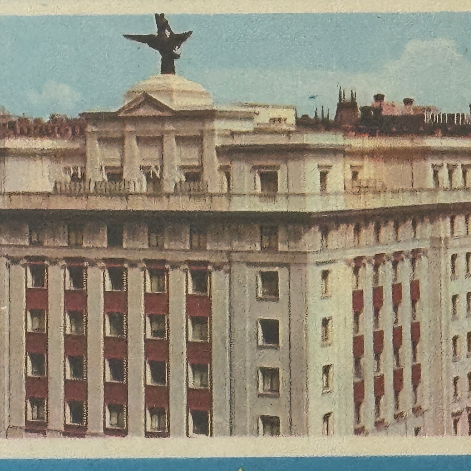 Vintage Hotel Travel Luggage Label Hotel Fenix Madrid Spain Espana Spanish