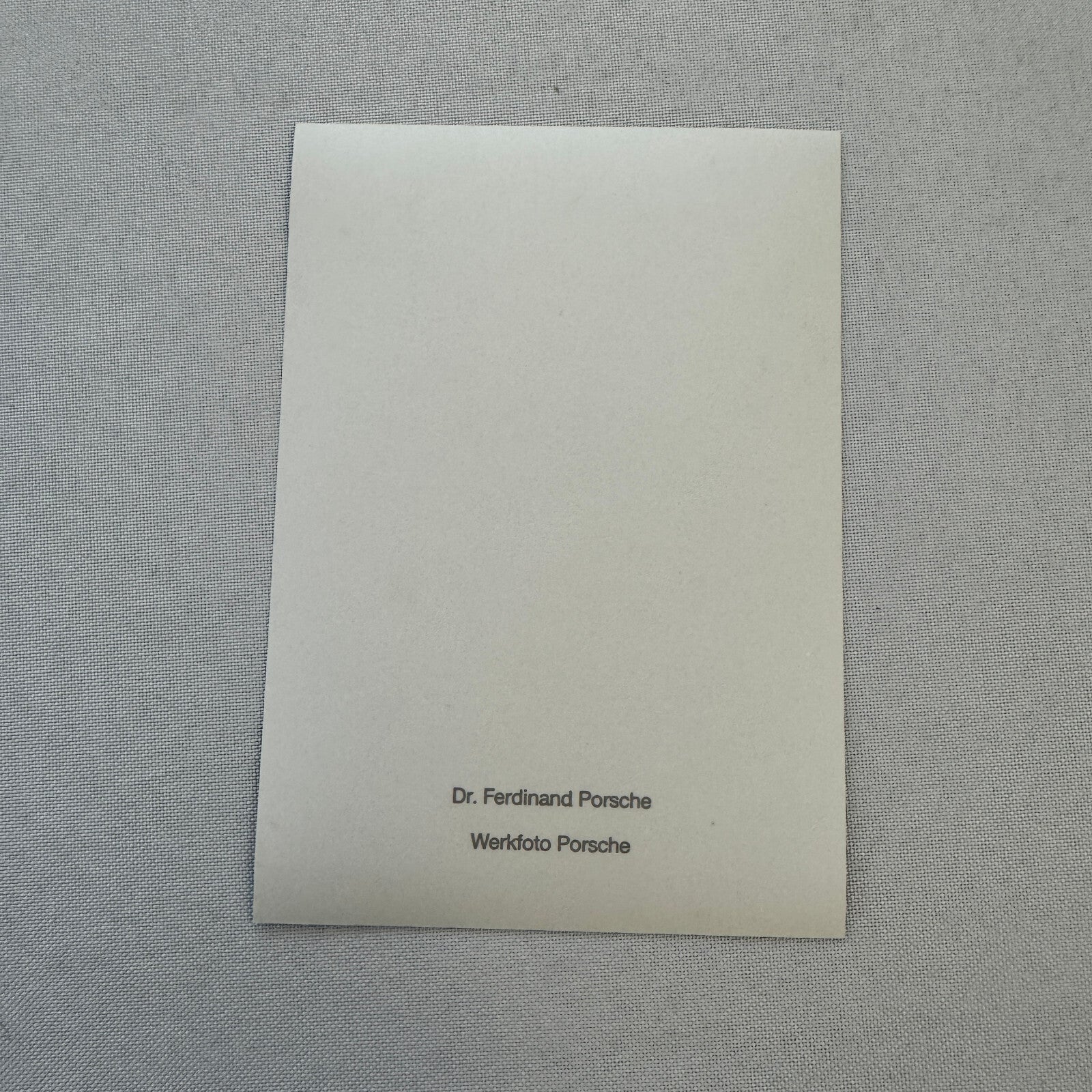 Dr Ferdinand Porsche Factory Press Photo Photograph Print