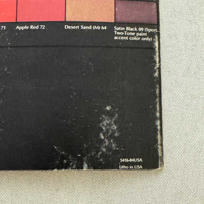 1984 GMC S-15 Pickup S15 Pickup Truck Sales Brochure Catalog Advertising