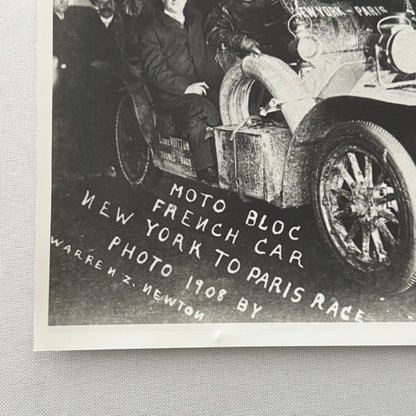 1908 New York To Paris Racing Photograph Race Photo Vintage Image Modern Print