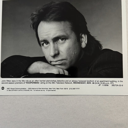 John Ritter Hooperman ABC Television Press Photo Publicity Photograph Print 1988
