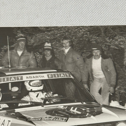 1980 Rallye Monte Carlo Press Photo Photograph DPPI Fiat 131 Abarth Car