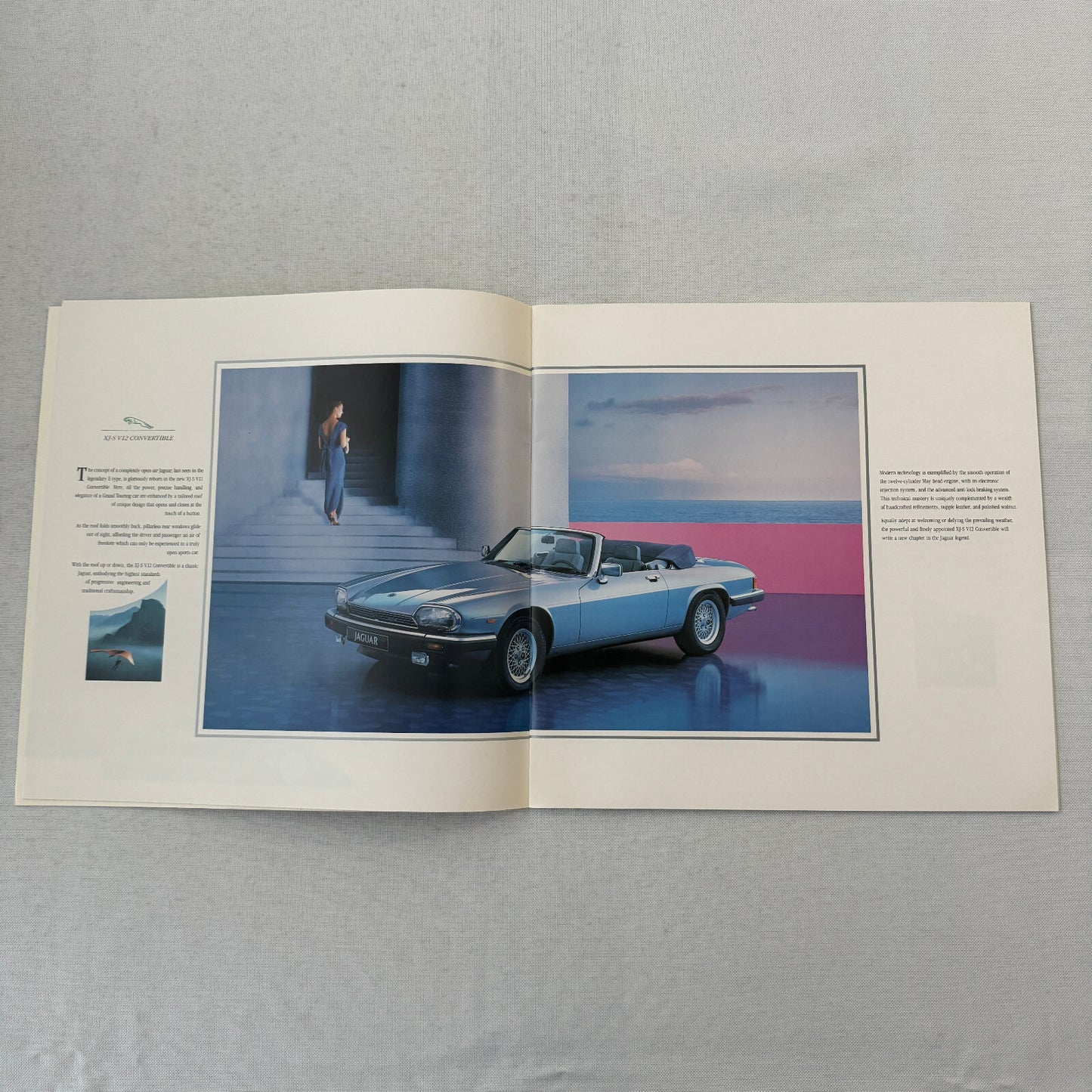 Jaguar XJ-S V12 Car Sales Brochure Catalog Advertising Coupe Convertible
