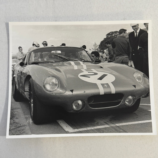 Vintage Racing Photo Photograph Dan Gurney Goodwood Cobra Daytona Modern Print