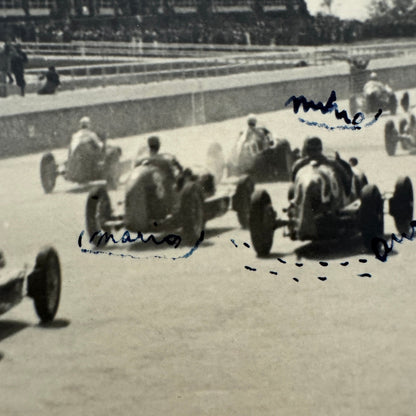 Vintage Racing Car Postcard Real Photo Postcard RPPC Post Card