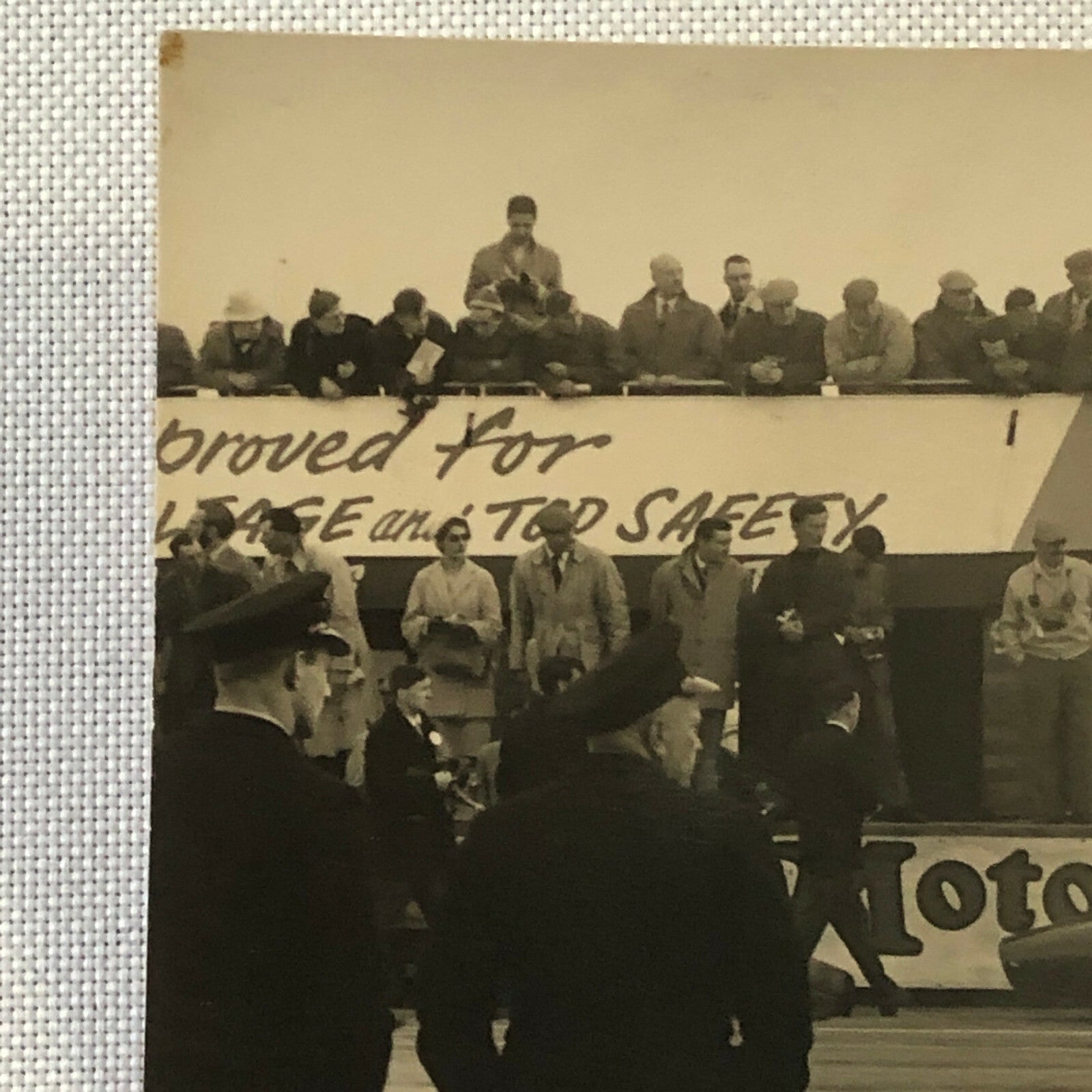 Vintage Car Racing Photo Photograph Print - Silverstone Race Track 