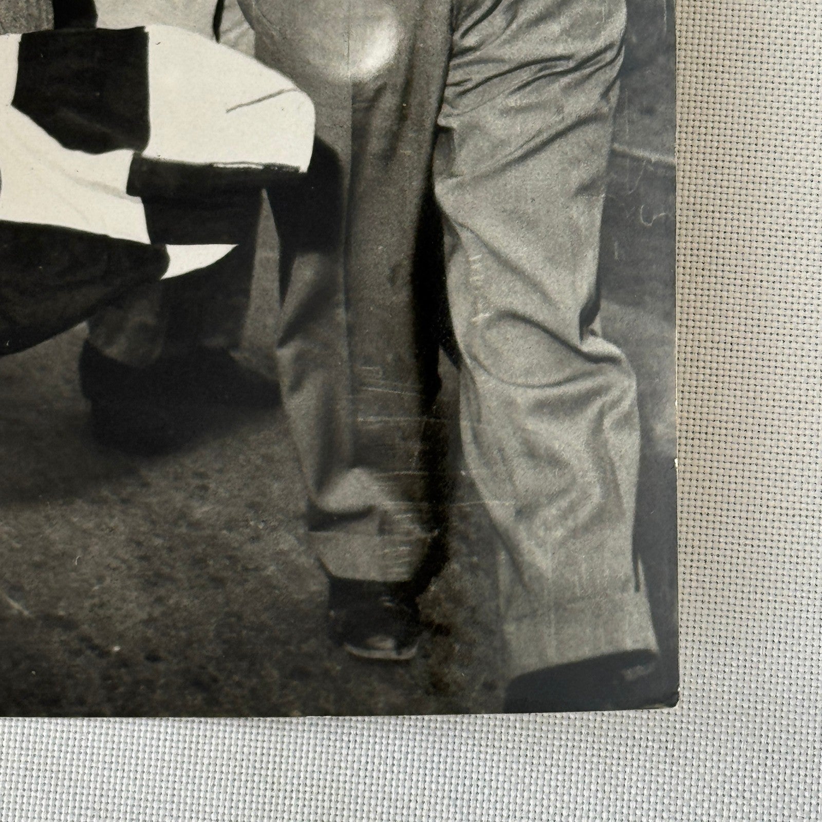 Juan Manuel Fangio Racing Driver Press Photo Photograph Vintage Italian
