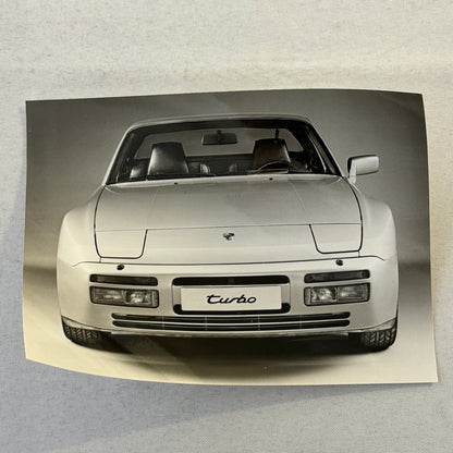 Porsche 944 Turbo Car Factory Press Photo Photograph Werkfoto Vintage