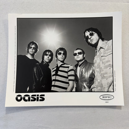 Oasis Publicity Press Photo Photograph Liam Gallagher Noel Gallagher 2000